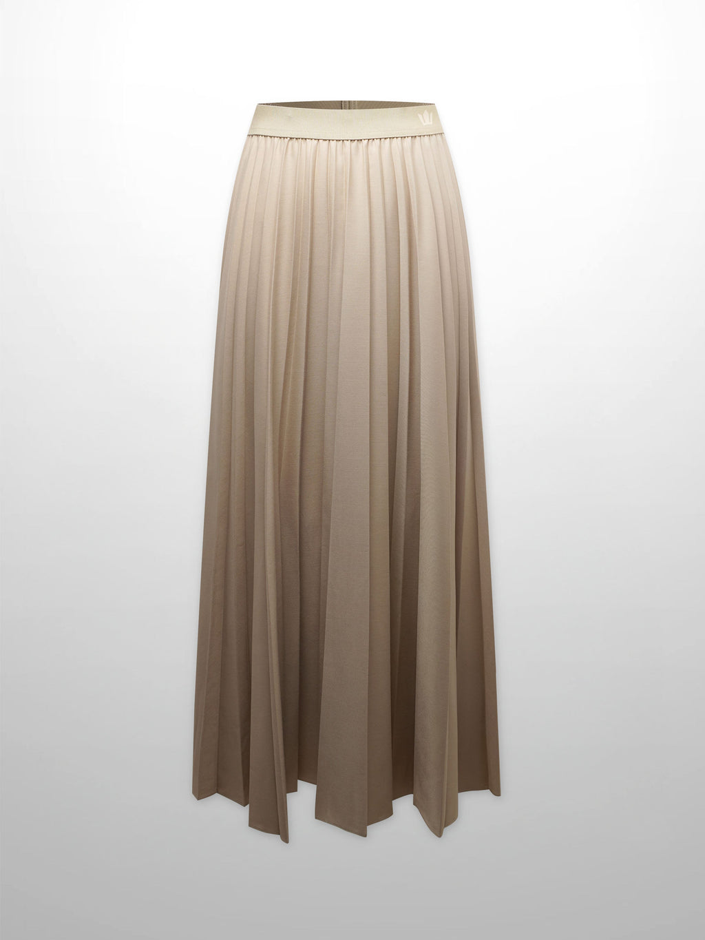 PLEATED SKIRT 37"- TAN-0