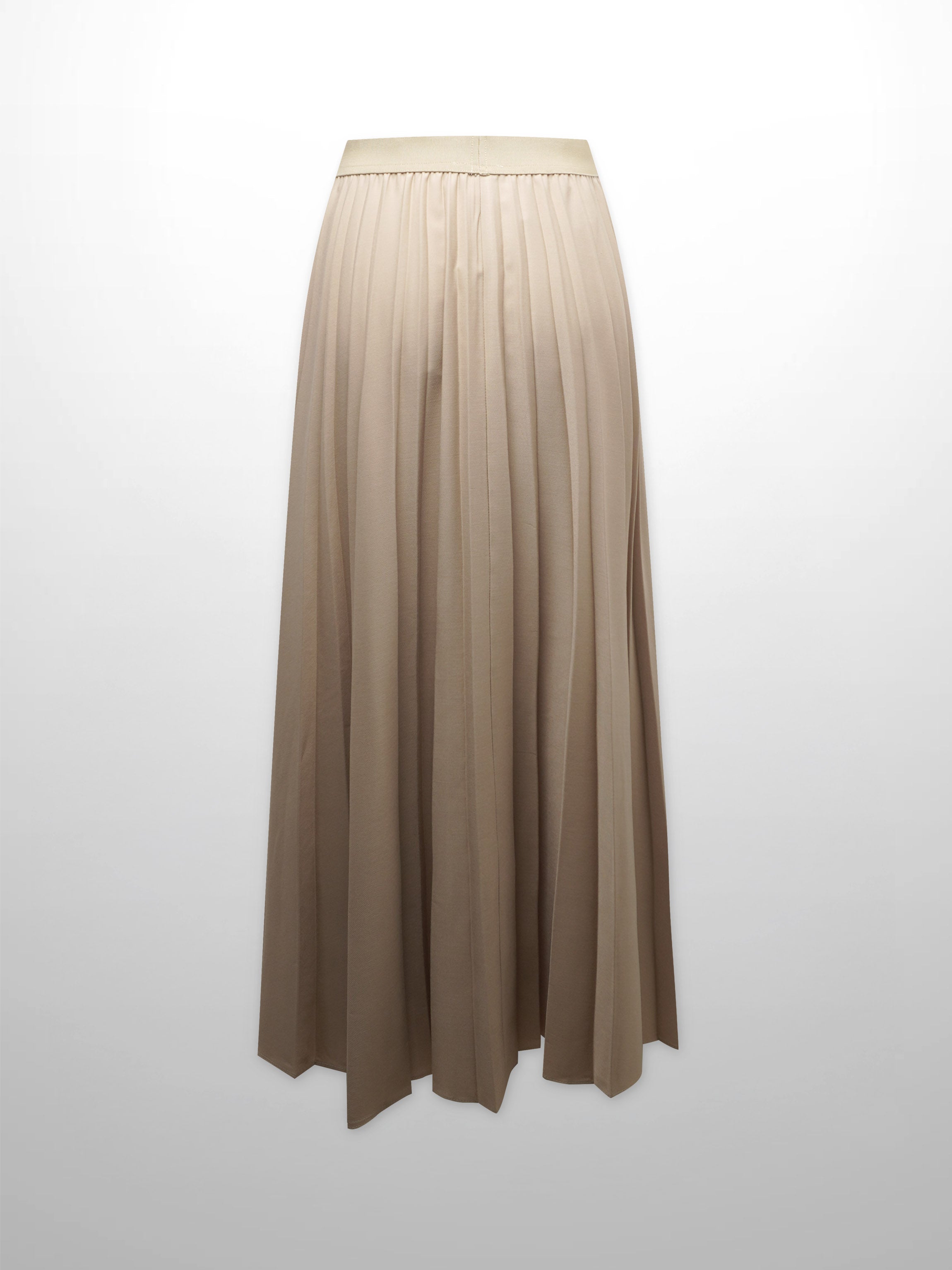 PLEATED SKIRT 37"- TAN-1