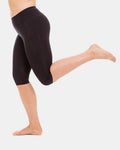 Mid-Rise Pocketed Crop Legging – Booya Black (XS/S)