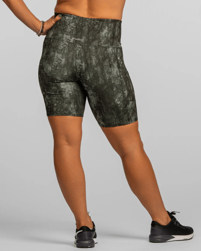 Hi Five High-Waisted Biker Short – Nature Daze (XS/M)