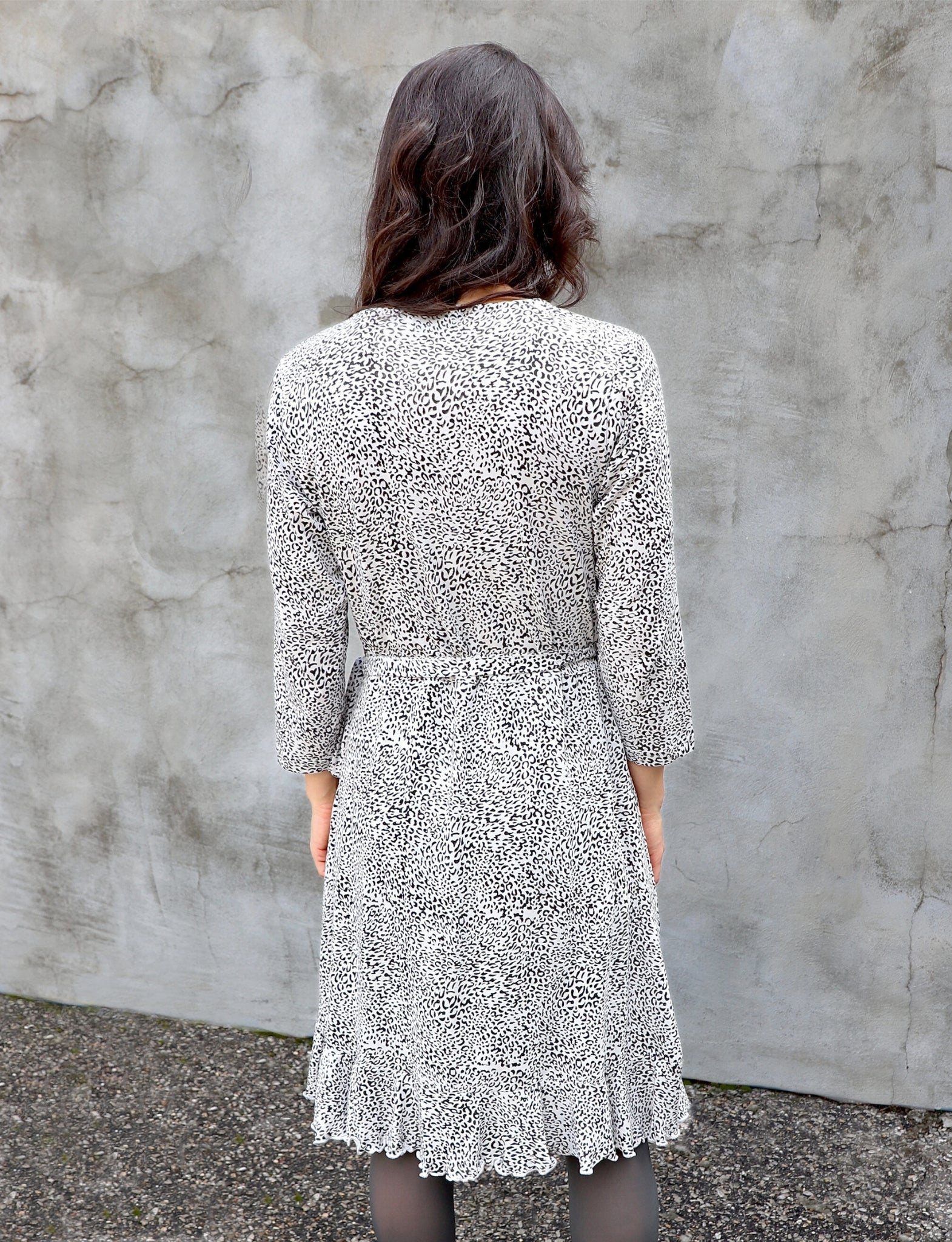 Fierce Flounce Organic Wrap Dress