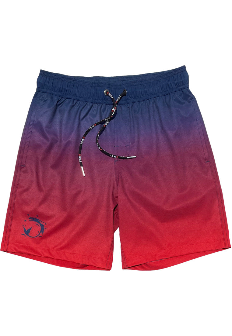 Get Beach Ready with 'Sunset' Swim Shorts by BWET – Durable Quality with UV Protection!